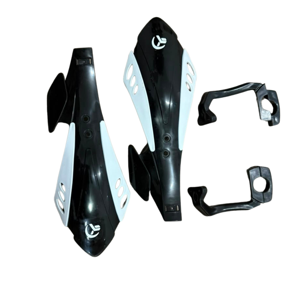 CUBRE MANOS CROSS UNIVERSAL BLANCO/NEGRO CY-1022 NSU - Image 2