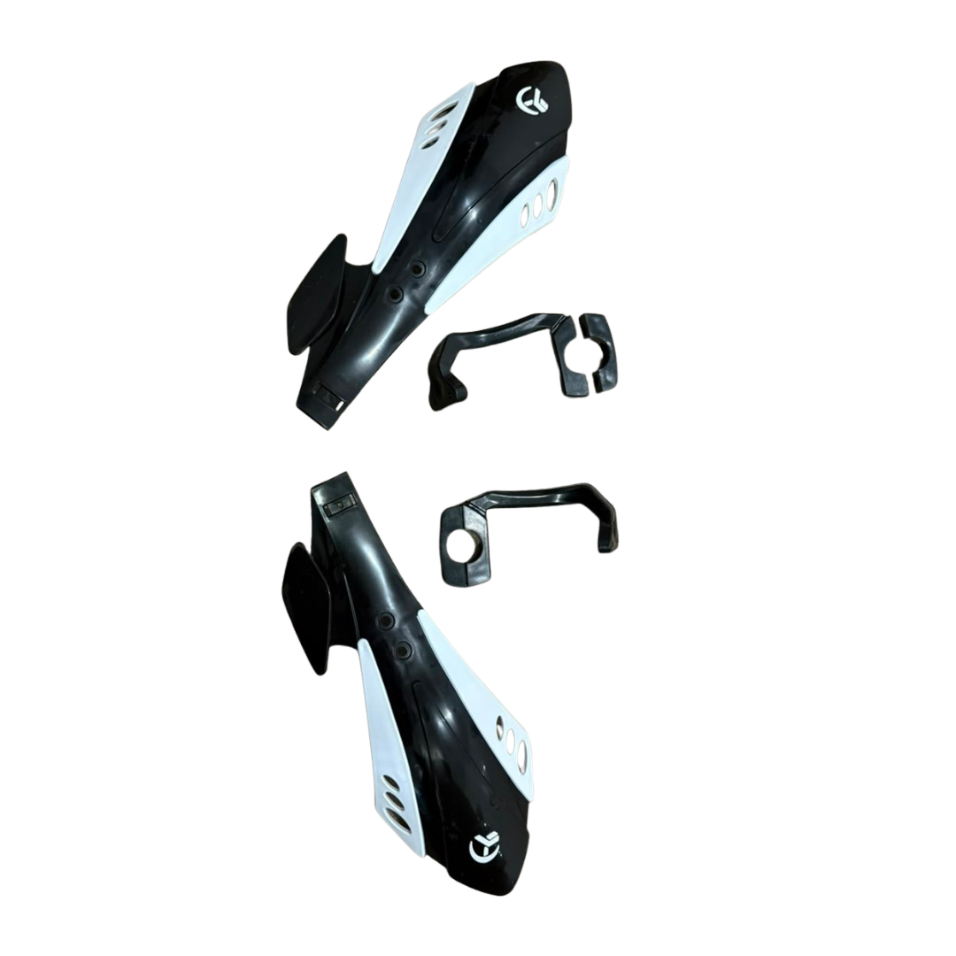 CUBRE MANOS CROSS UNIVERSAL BLANCO/NEGRO CY-1022 NSU - Image 4