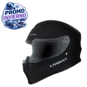 CASCO INTEGRAL MITO SOLID NEGRO TALLE L URBAX
