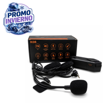 INTERCOMUNICADOR AURICULAR BLUETOOTH K08 HELMET