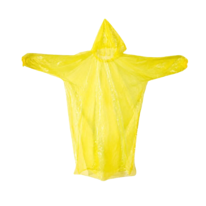 TRAJE DE LLUVIA DESCARTABLE (PONCHO) 1514/03 ARG