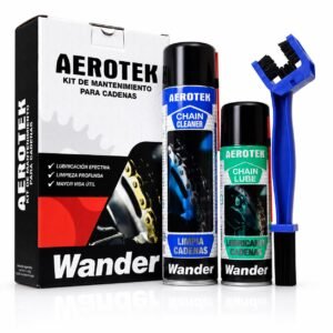 AEROSOL CADENA (KIT X2) C/CEPILLO LIMPIADOR CADENA WANDER