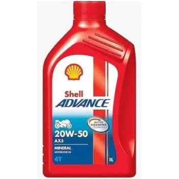 ACEITE 4T 20W-50 ADVANCE AX3 (ROJO) SHELL