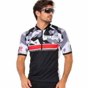 REMERA CORTA JERSEY P/BICI LUCCA P/HOMBRE NEGRO TALLE S VITNIK