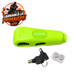 CANDADO DE SEGURIDAD P/PALANCA FRENO C/ALARMA U-KNOW