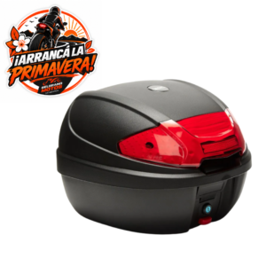 BAULERA TOP CASE 30 LITROS REFLECT ROJO MAC