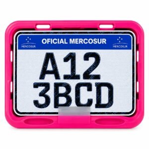 PORTA PATENTE UNIVERSAL MERCOSUR ROSADO TRENDS