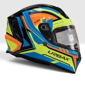 CASCO INTEGRAL MITO RINO VERDE/NARANJA/CELESTE TALLE XL