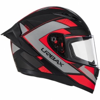 CASCO INTEGRAL AVA SUPRA NEGRO/ROJO TALLE XXL URBAX