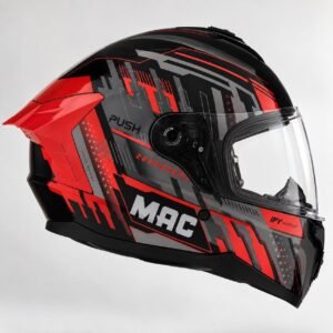 CASCO INTEGRAL 070 VOLT PUSH NEGRO/NARANJA TALLE XL MAC