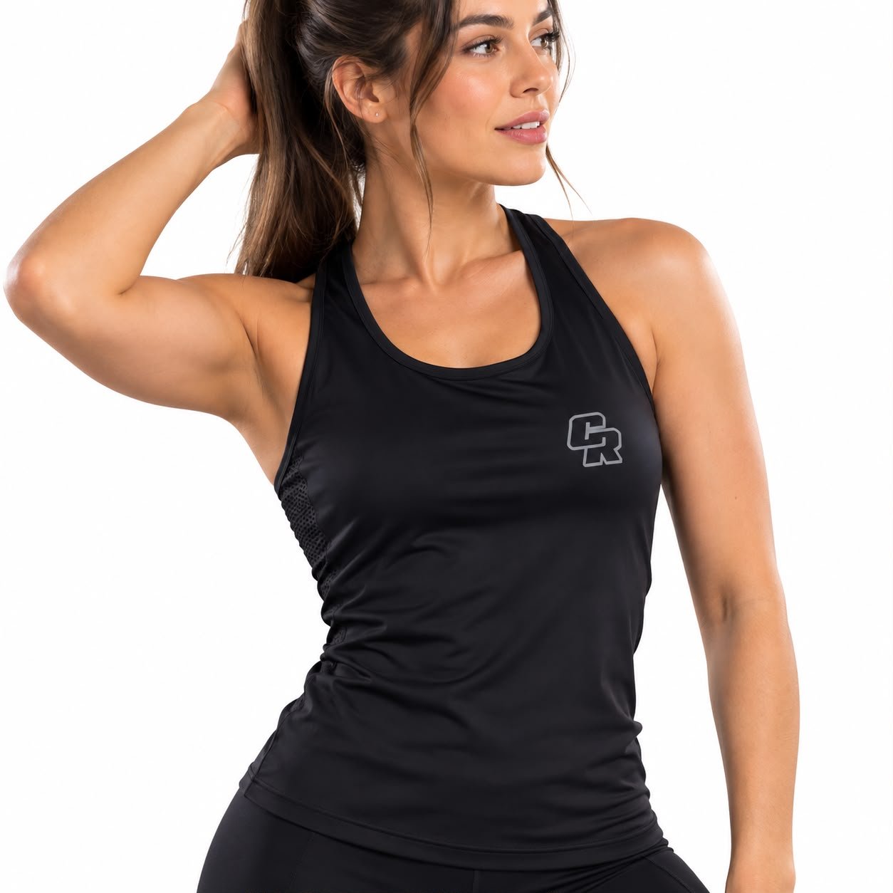 MUSCULOSA BIKE DAMA NEGRO TALLE M CROSS ROAD - Imagen 2