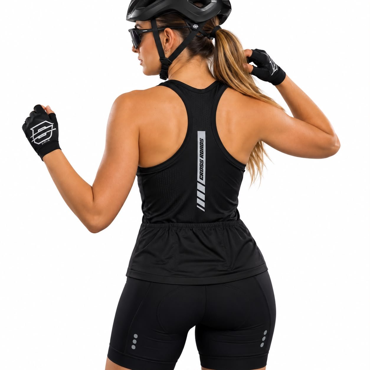 MUSCULOSA BIKE DAMA NEGRO TALLE M CROSS ROAD - Imagen 3