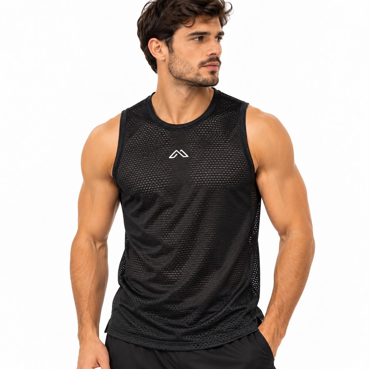 SUDADERA P/BICI MT8201 NEGRA TALLE L METHA