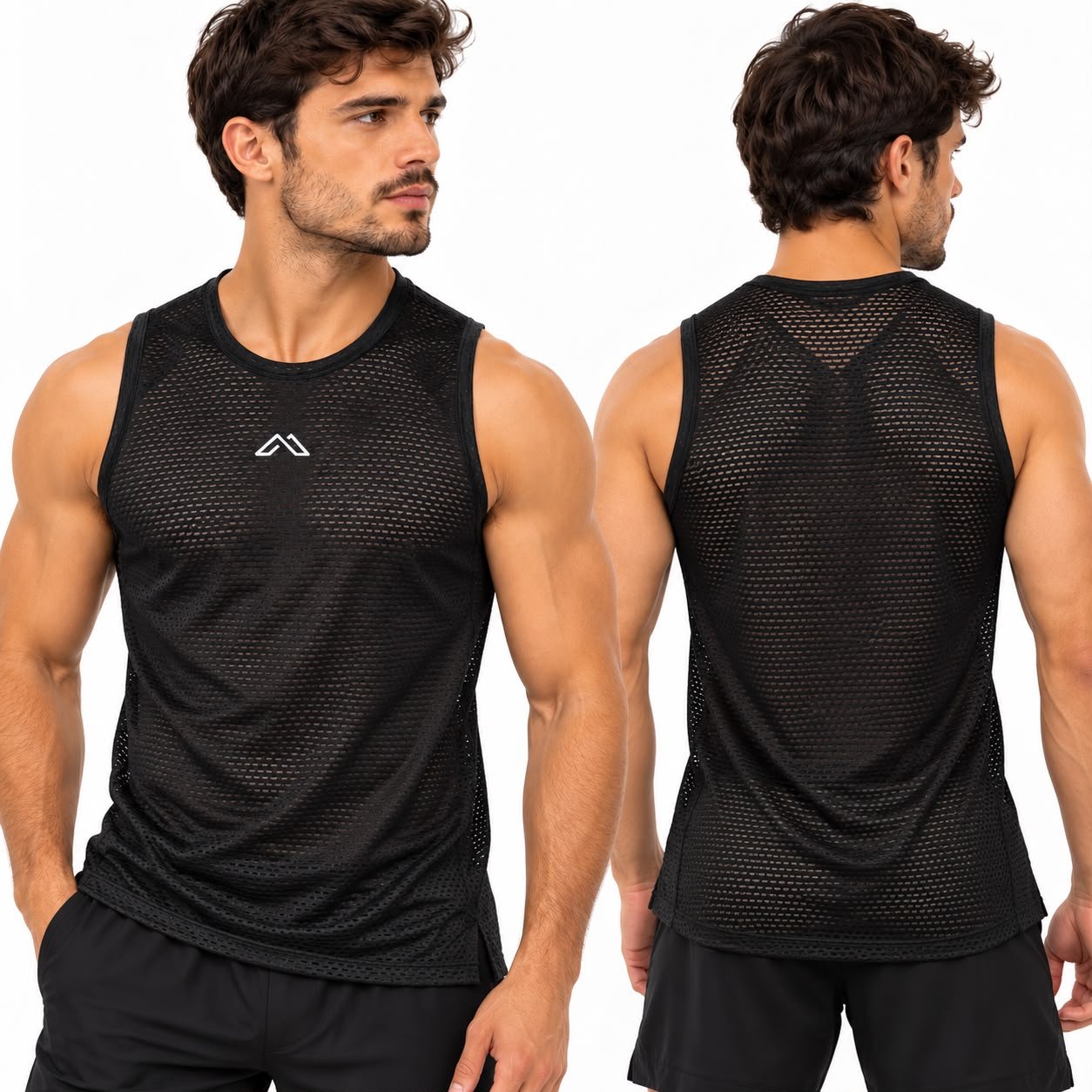 SUDADERA P/BICI MT8201 NEGRA TALLE L METHA - Imagen 2