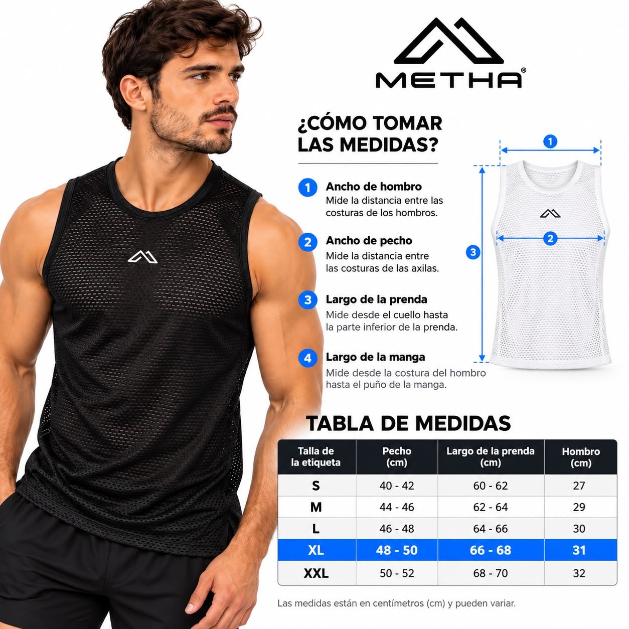 SUDADERA P/BICI MT8200 BLANCA TALLE XL METHA - Imagen 4