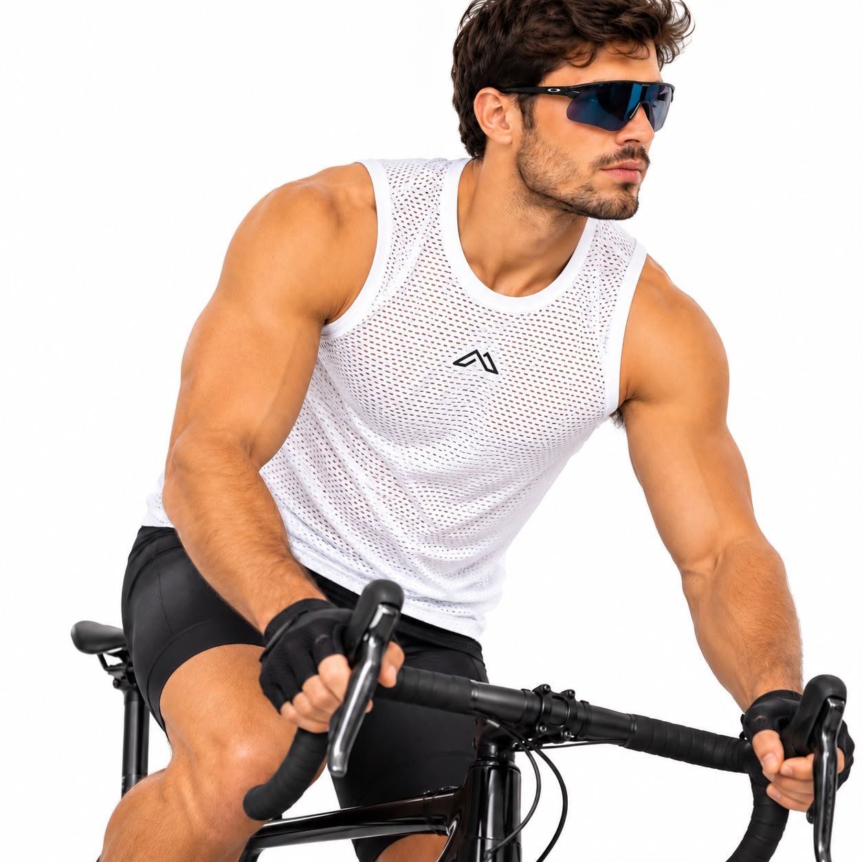SUDADERA P/BICI MT8200 BLANCA TALLE L METHA - Imagen 3