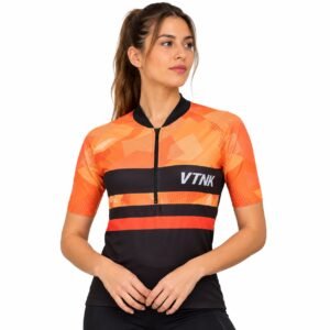 REMERA CORTA JERSEY P/BICI URBINO P/MUJER NARANJA TALLE M VITNIK