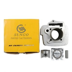 CILINDRO MOTOMEL BIT 110 CON KIT PISTON RECORRIDO CORTO SUNGO