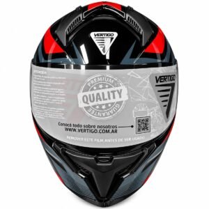 CASCO INTEGRAL SONIC TRIGGER ROJO TALLE XL VERTIGO