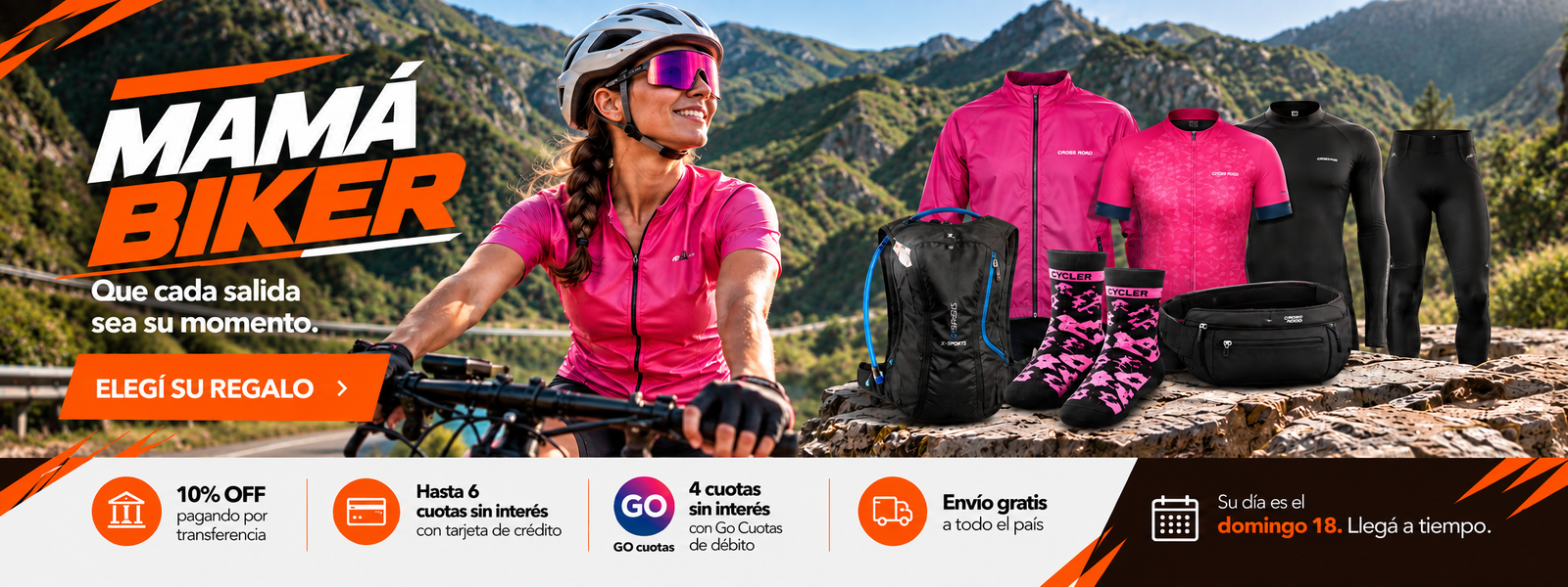 Mamá Biker en la Montaña