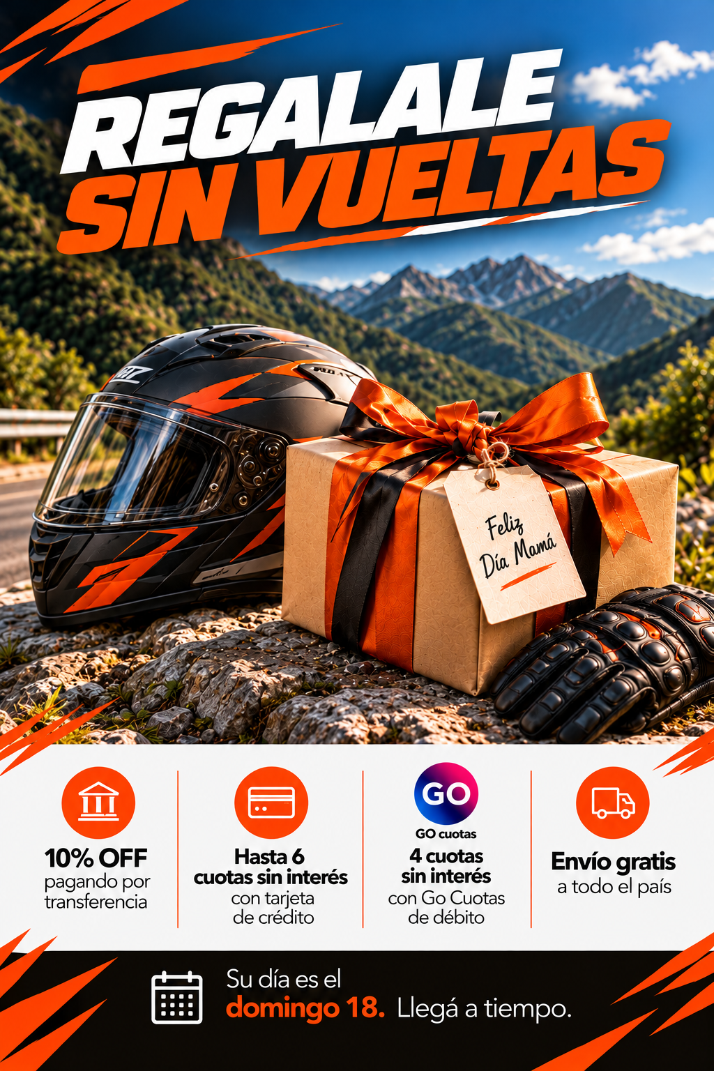 Regálale sin vueltas_ mamá motera