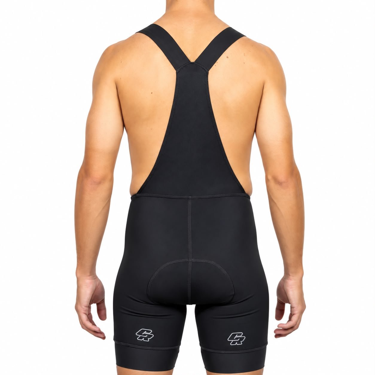 CALZA MAILLOT PARA BICI NEGRO C/TIRADORES TALLE XL CR - Imagen 2